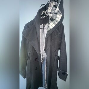 Trendy Boutique Charcoal Trench Coat
